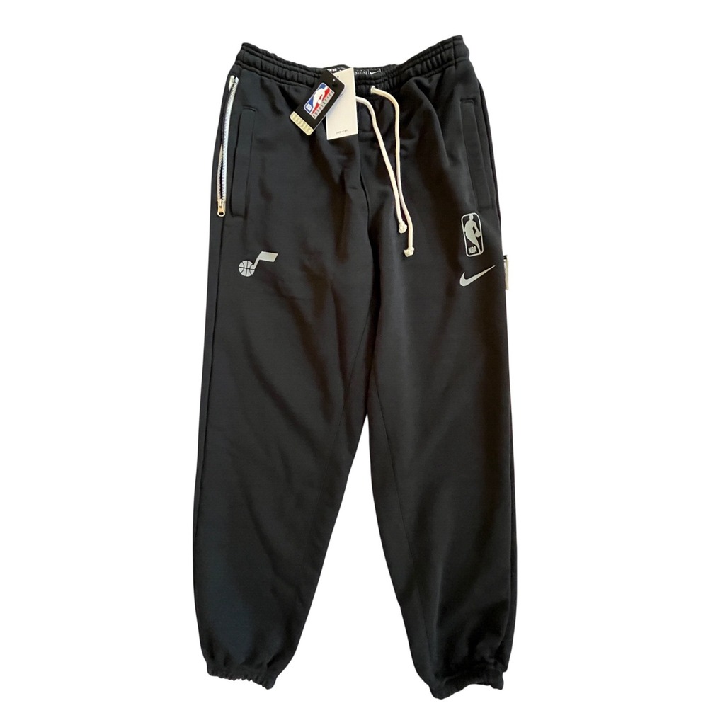 NEW! Nike Utah Jazz NBA Spotlight Dri-FIT Basketball Pants Mens Medium Black